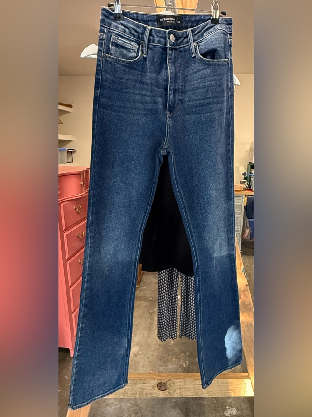 Just Black Women's Indigo Straight-Leg Jeans